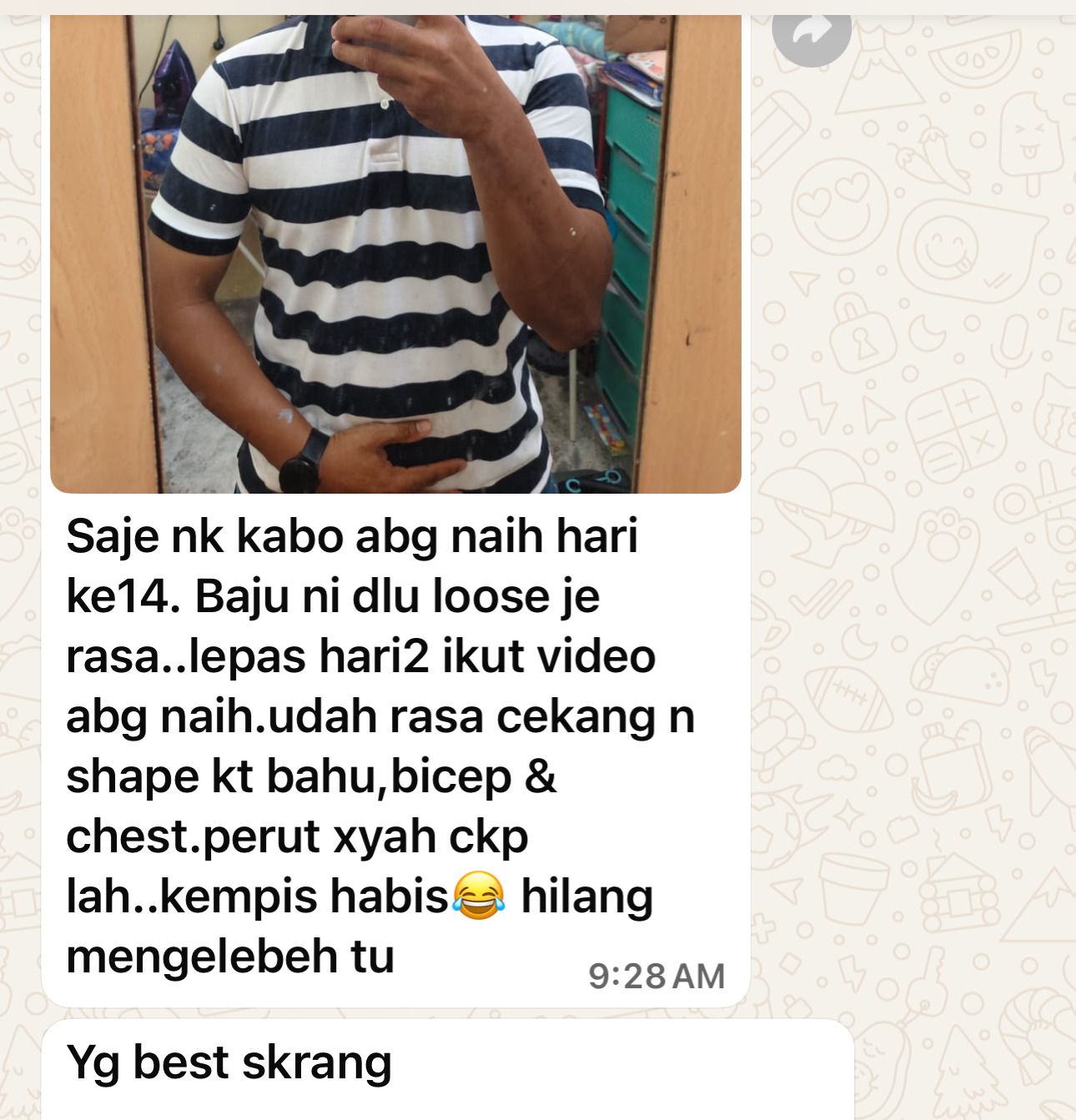 Perbualan WhatsApp Peserta - 