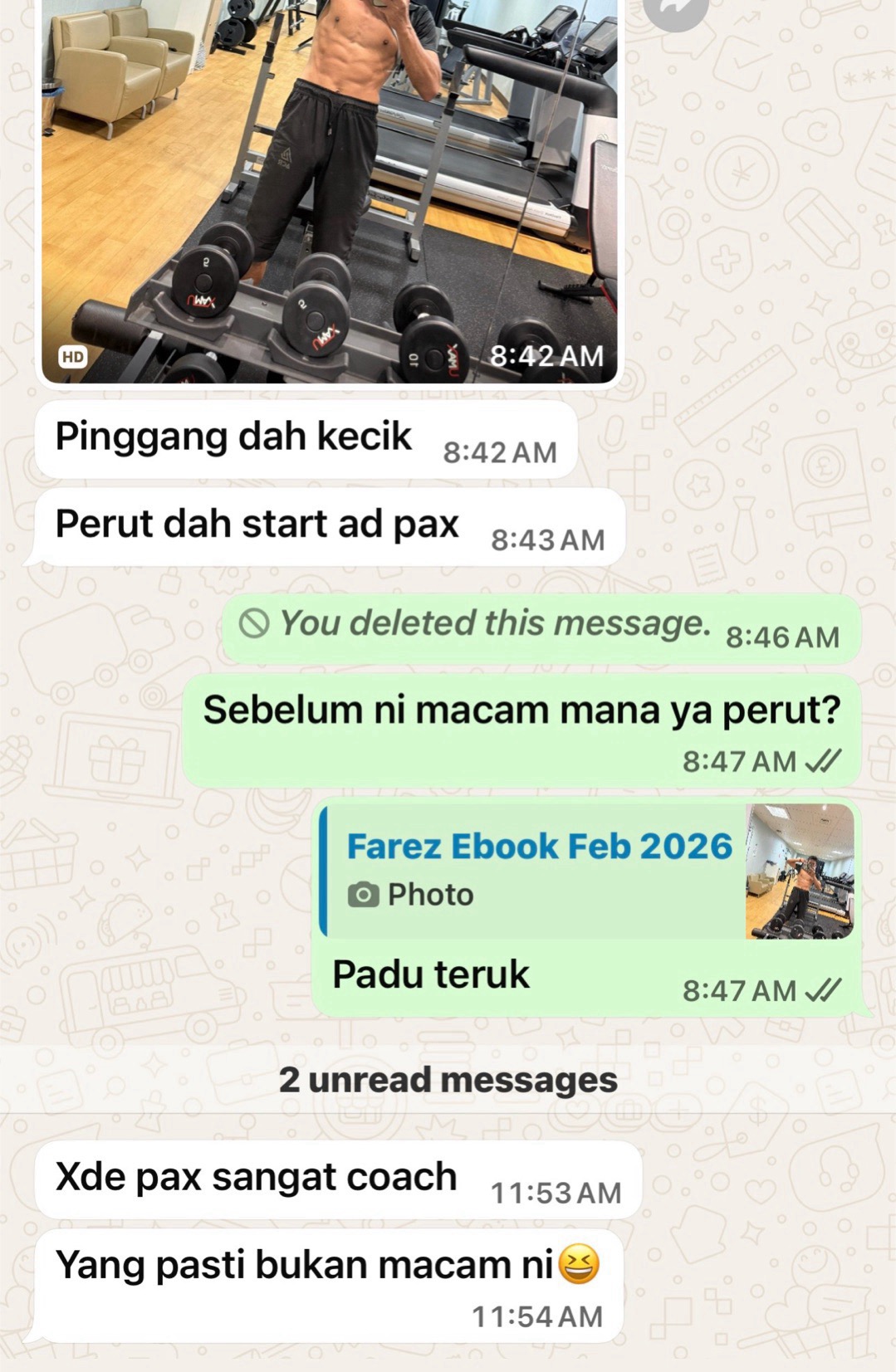 Perbualan WhatsApp Peserta - 